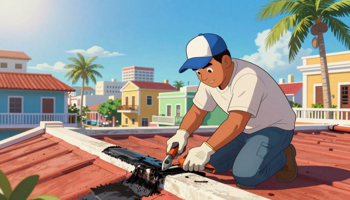 arreglo de filtraciones en techo Puerto Rico